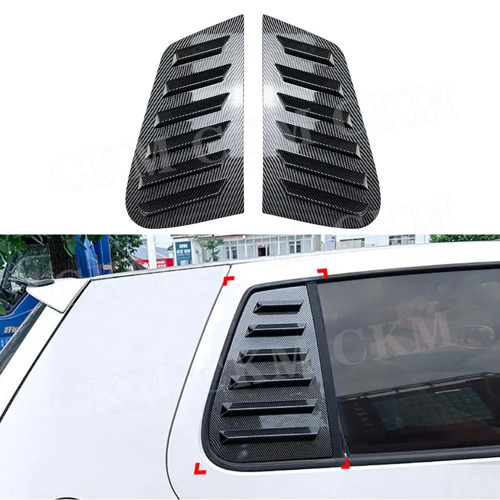 

CKMUUER украшение заднего окна аксессуар из АБС-пластика для Volkswagen Golf 4 MK4 1997-2006 жалюзи заднего окна жалюзи жалюзи накладка