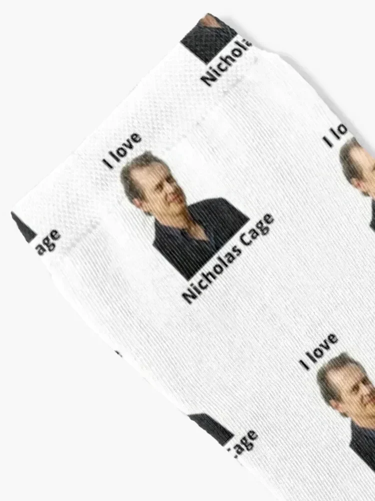 I love Nicholas Cage (Steve Buscemi) Socks christmas gifts sheer christmas gift designer Socks Ladies Men's