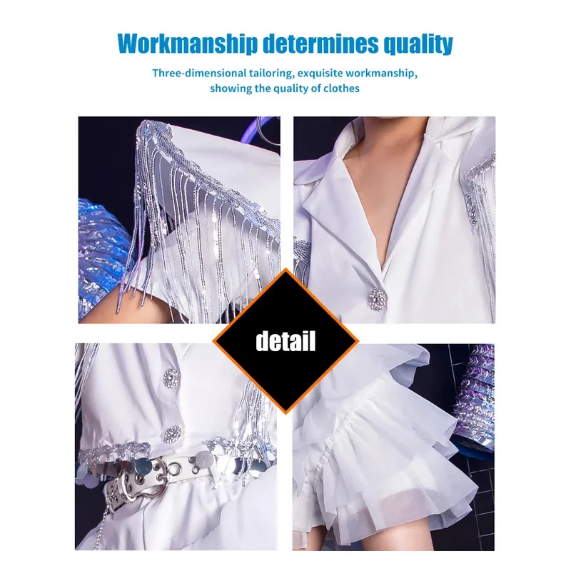 ZZL K-PoP Clothes Girl Model Catwalk Fashion Street Korean Group Children's Stage Show Children's Costume Jazz Dance Suit