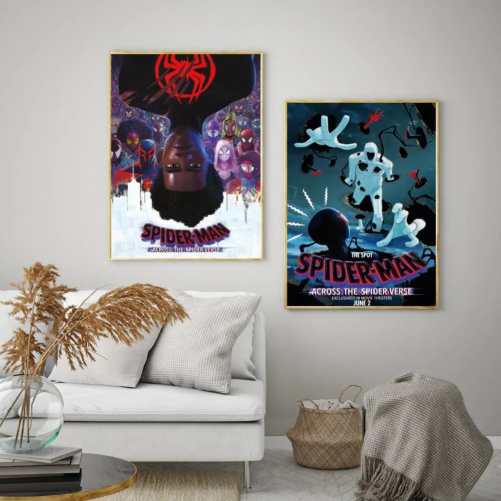 S-Spider Man Across The Verse Poster Paper Print Home Living Room Bedroom Entrance Bar Restaurant Cafe Art Painting Decoration