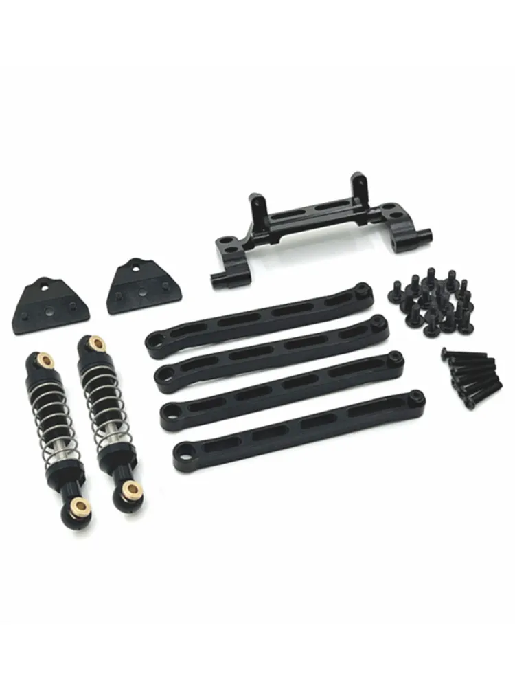 MN82 82s 82pro 168 78 RC Car Front Shock Absorber, Tie Rod, Tie Rod Seat, Frame Combination Modification, Chassis Upgrade Parts