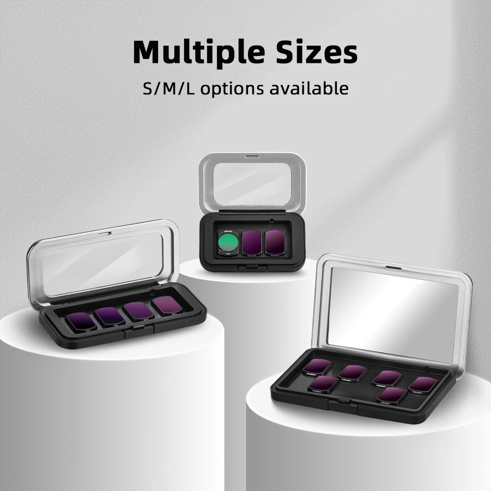 Коллекция аксессуаров для DJI Osmo Pocket 3, набор фильтров UV CPL ND/футляр для хранения фильтров/защитный силиконовый чехол для DJI Pocket 3