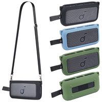 Newest Soft Silicone Outdoor Travel Case Cover With Shoulder Strap for Anker Soundcore Motion 300 Wireless Bluetooth Speaker