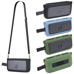 Newest Soft Silicone Outdoor Travel Case Cover With Shoulder Strap for Anker Soundcore Motion 300 Wireless Bluetooth Speaker