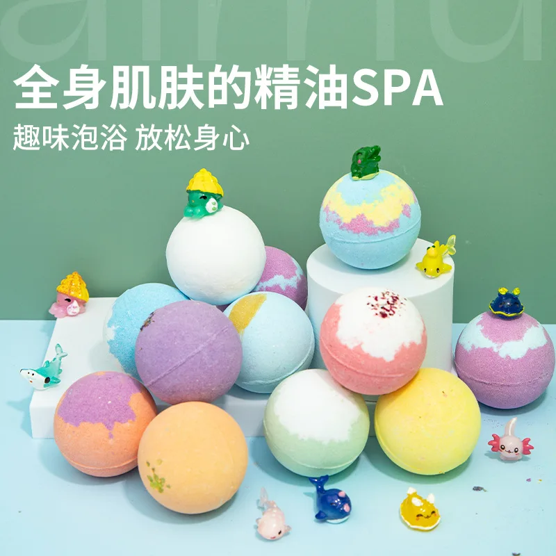 Ocean Toy Bath Salt Balls 70g * 12 Pieces Set Bathing Bubble Bath Balls Bathing Balls Ocean Gift Box