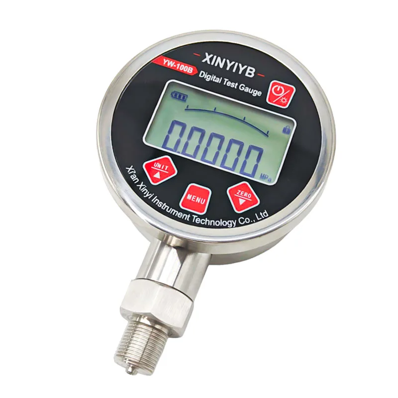 Digital Hydraulic Pressure Test Gauge 0.2%FS Precision Digital Pressure Gauge for Measuring Air Pressure