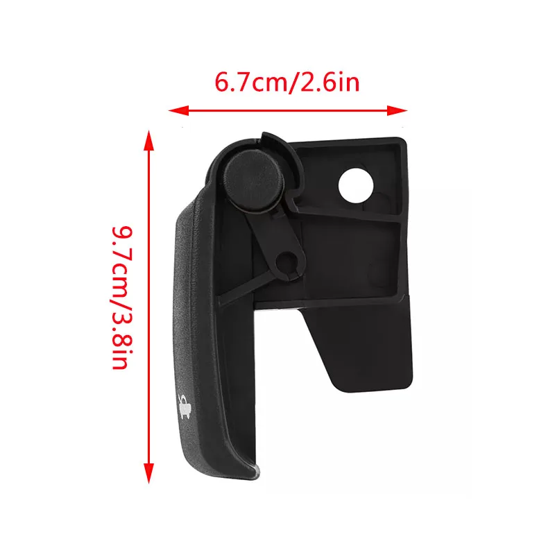 1X Car Hood Latch Release Pull Handle For Chevrolet Silverado Tahoe Gmc Sierra Yukon Cadillac C3500 C1500 K2500 K1500 15741109