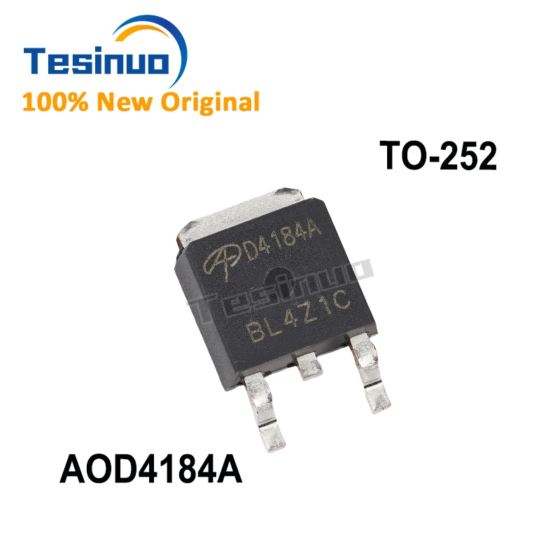 10~50PCS AOD4184A AOD4184 TO-252 N-Channel Field-effect transistor Original Electronic Components In Stock Fast Shipping