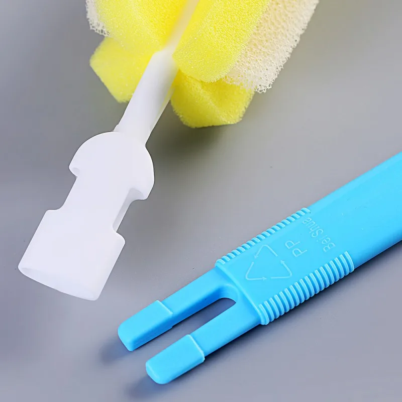 4/7Pcs/Set Sponge Cleaning Brush for Baby Feeding Bottle Weed Pipe Clean Supplies Dryer Vent Cleaner Stainless Steel Clean Brush