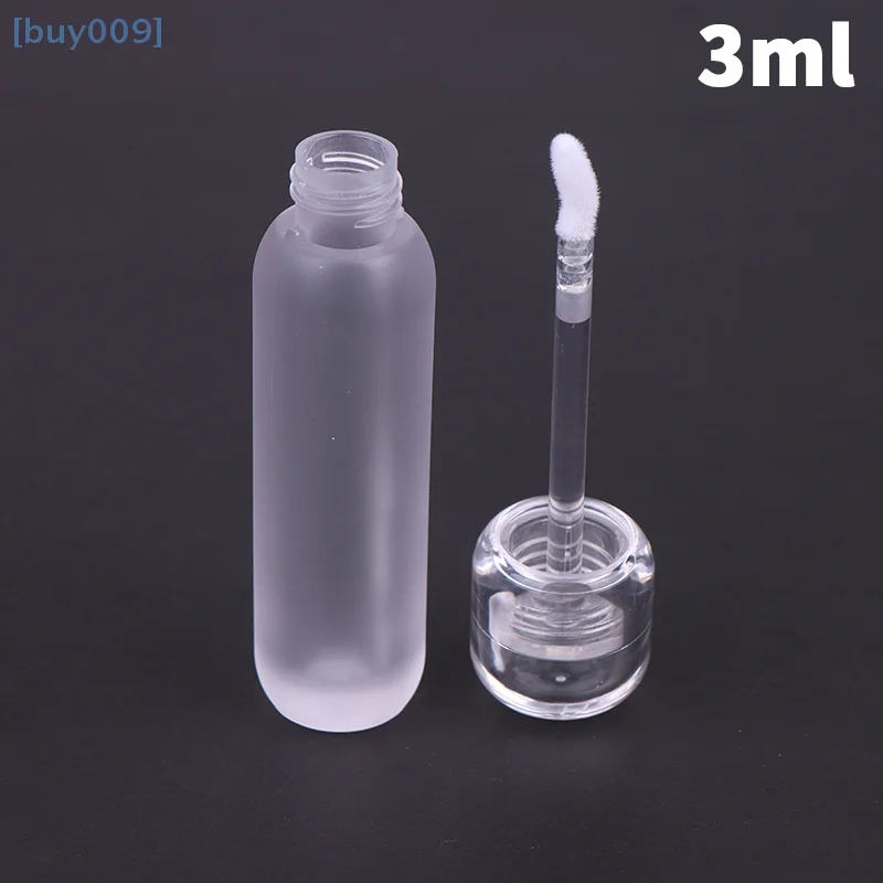 1 pz vuoto 3 ml trasparente lucidalabbra tubo riutilizzabile mini balsamo per le labbra bottiglie contenitori per rossetto per viaggi donne ragazze trucco fai da te