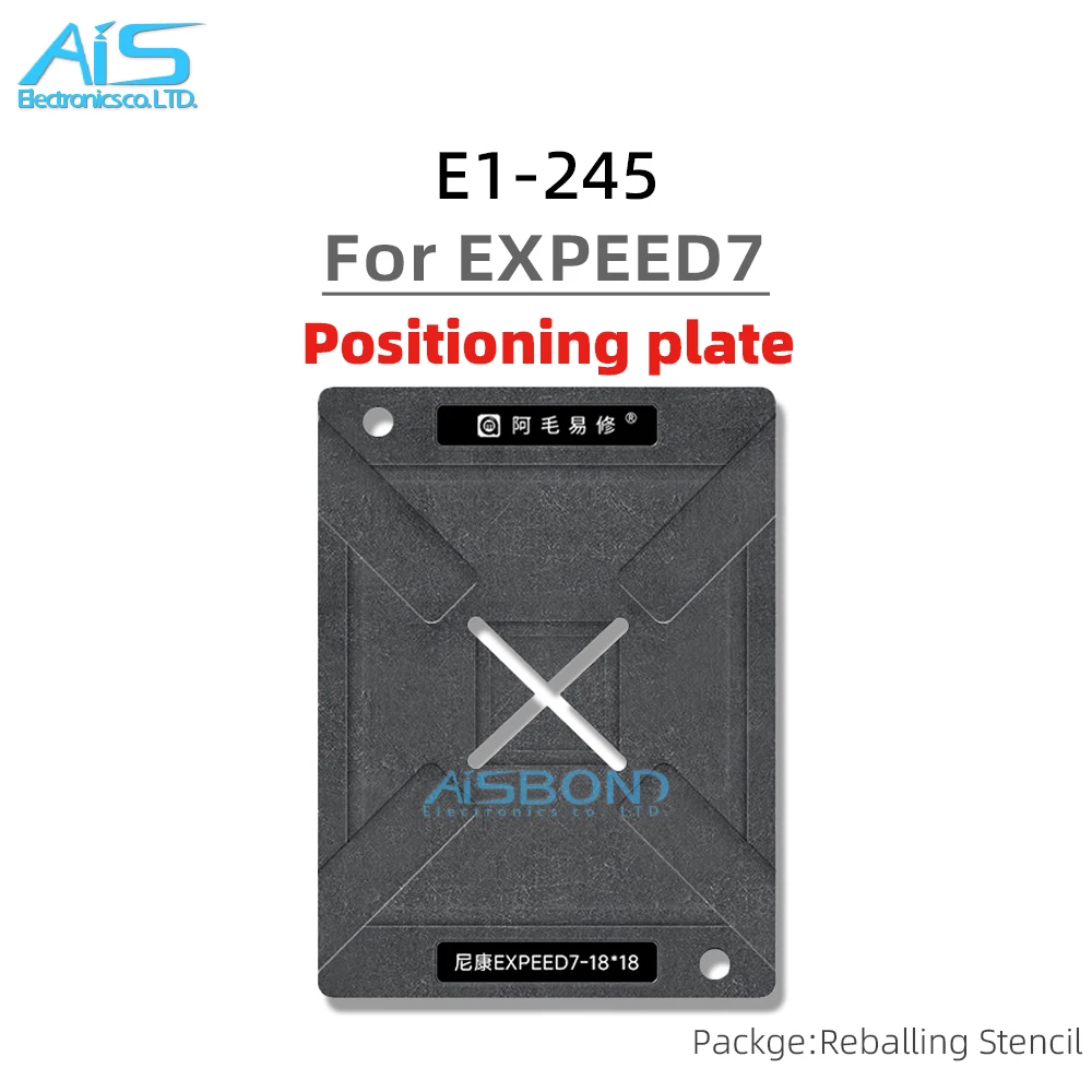 Amaoe BGA Reballing Stencil Template For Z8 Z9 EXPEED7 E1-245 Positioning Plate Plant tin net