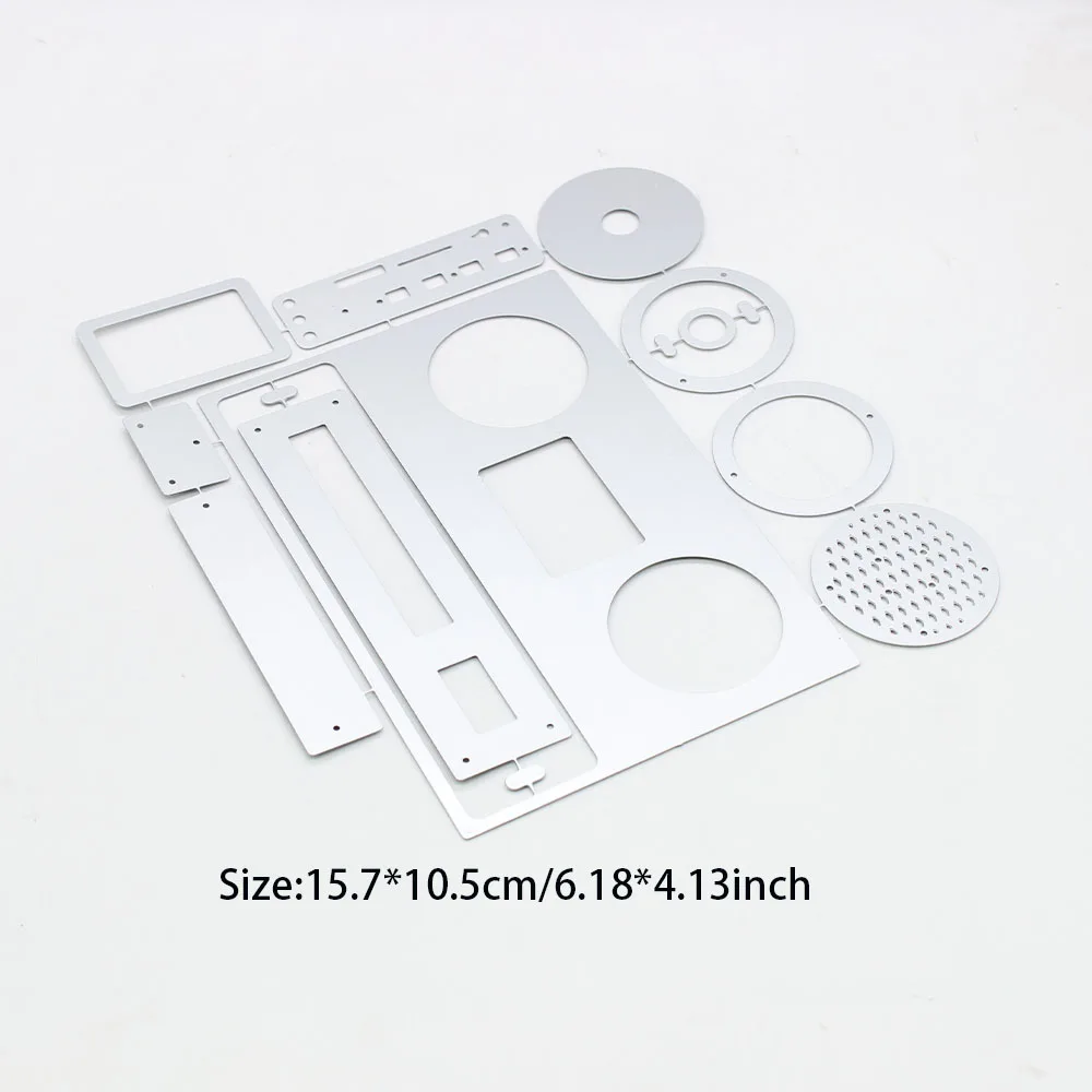 KSCRAFT Boombox Metal Cutting Dies Stencils for DIY Scrapbooking Decorative Embossing DIY Paper Cards