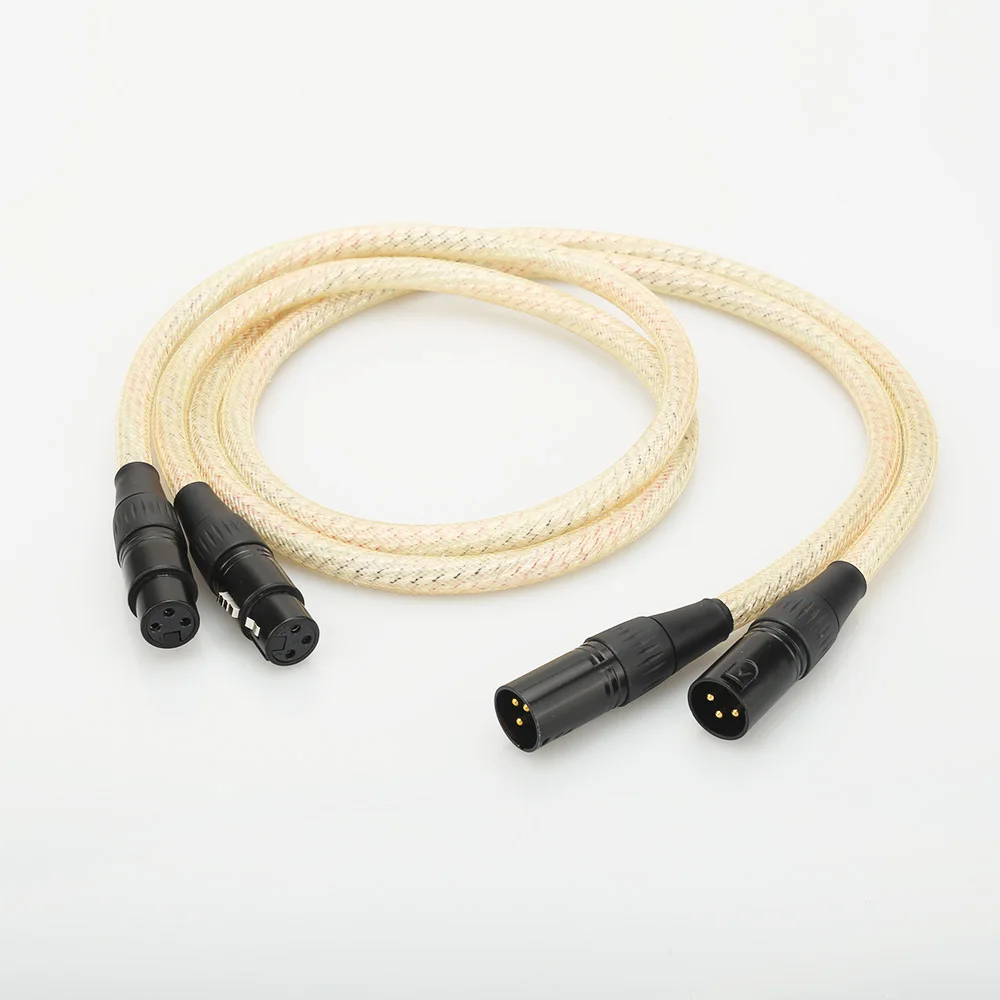 

Valhalla Reference XLR Balanced connector Interconnect Cable with Gold plated XLR plug Balanced Audio Cables