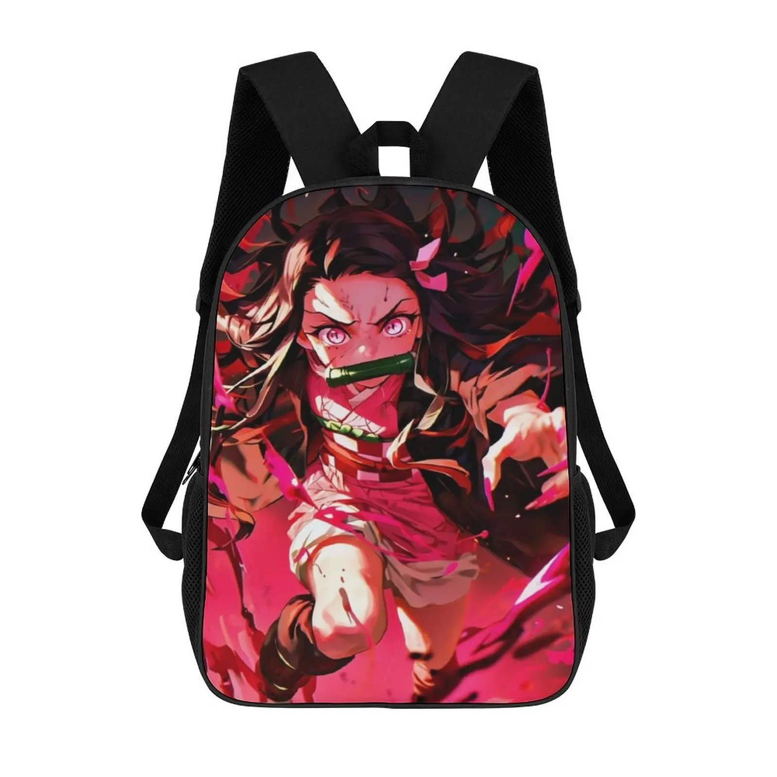 Mochila de Anime impresa en 3D personalizada para niños y niñas, mochila escolar duradera de alta calidad para computadora portátil, 17 pulgadas, venta al por mayor