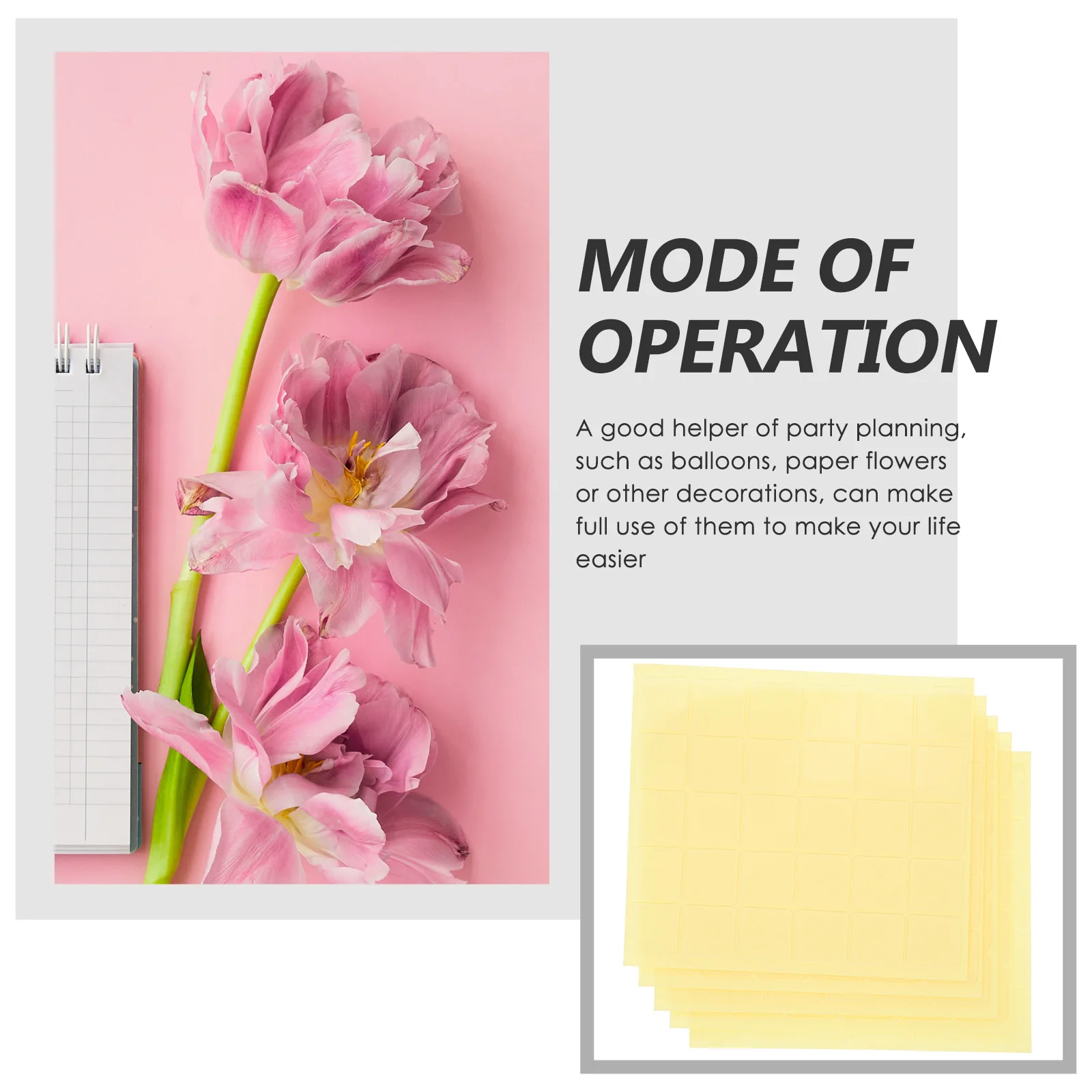 150 قطعة شريط مزدوج الجوانب شفاف مقاوم للماء لنقاط لاصقة للحرف اليدوية جدار ديكور حفل زفاف الديكور واضح لزجة نقطة #4