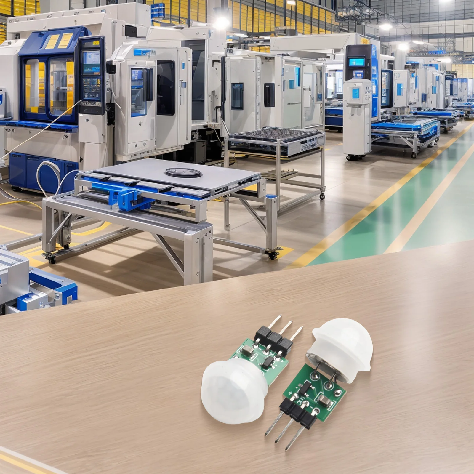 

PIR Sensor Module Pack (10 pcs) Designed for Precise Motion Detection with a Coverage Range of Up to 100 Degrees