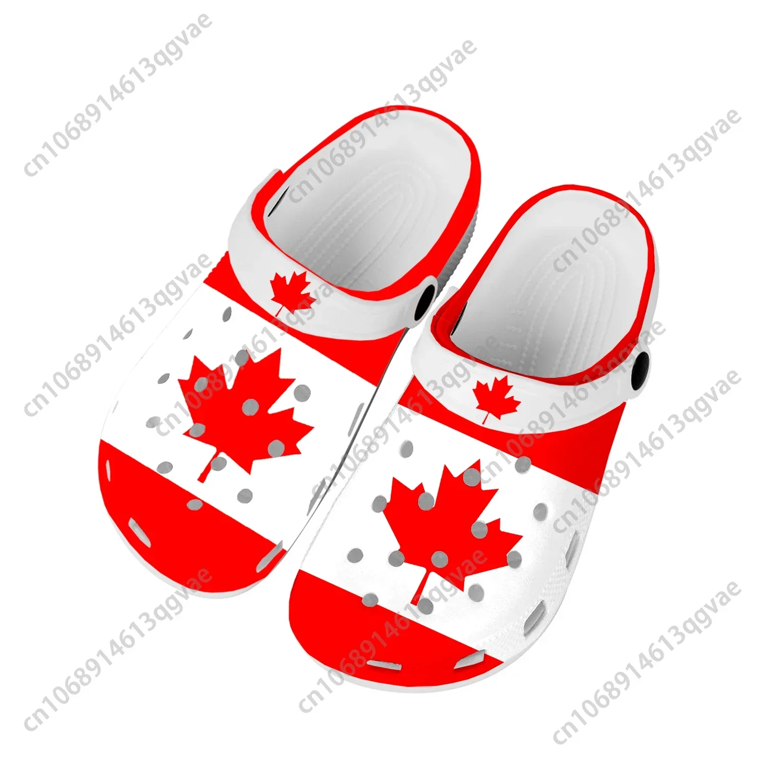 

Canadian Flag Home Clogs Custom Water Shoes Mens Womens Teenager Canada Shoe Garden Clog Breathable Beach Hole Slippers