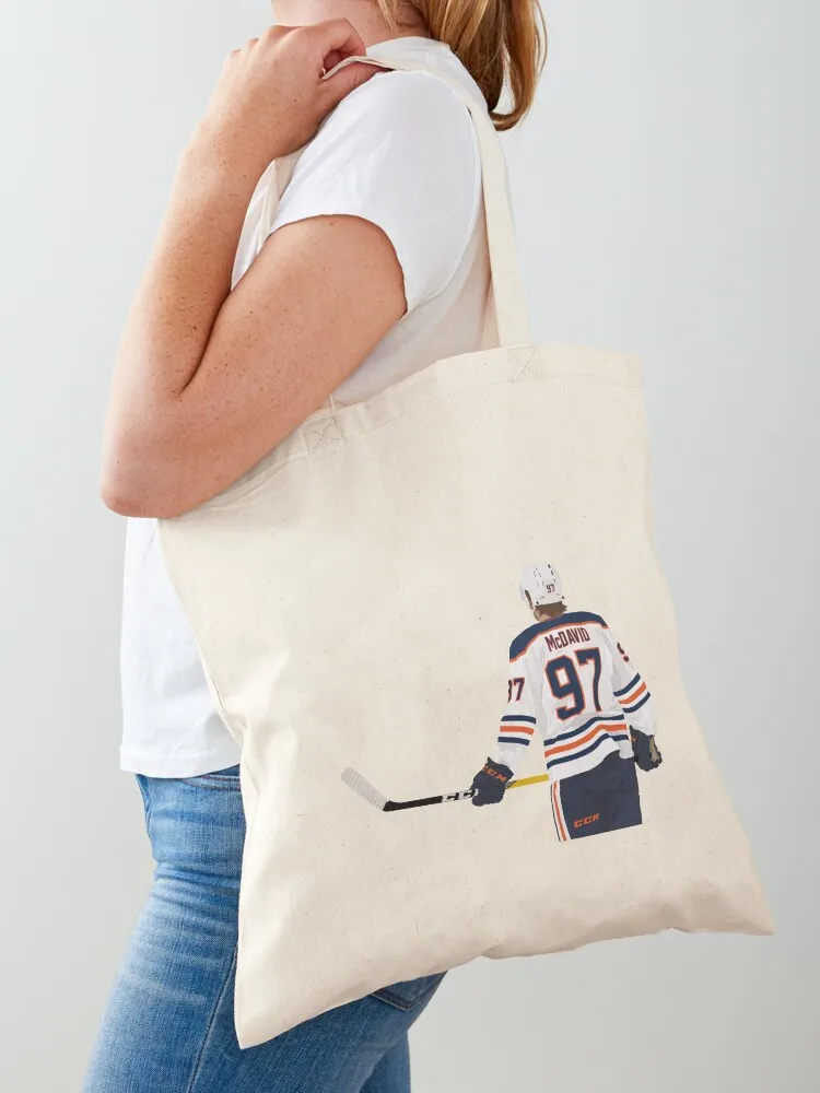 Connor McDavid 97 Tote Bag hand bag Women's bags Shopper Big bag women