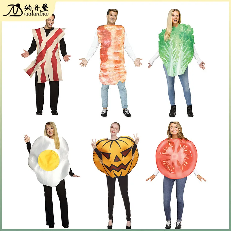 

Новый карнавальный костюм Fiesta на Хэллоуин, косплей, губка с принтом, барбекю, костюм растительного действия, одежда для выступлений на сцене