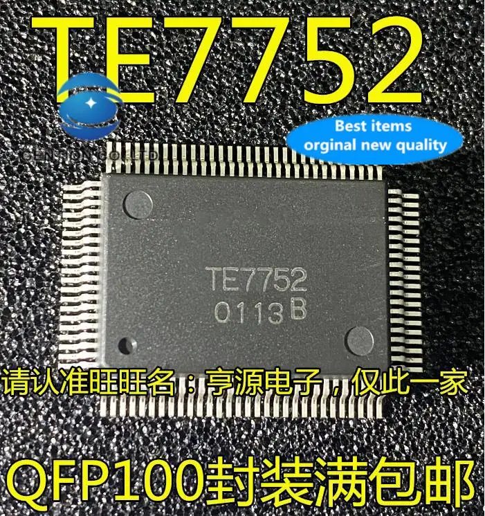 5pcs 100% orginal new  TE7752 QFP-100 SMD IC chip