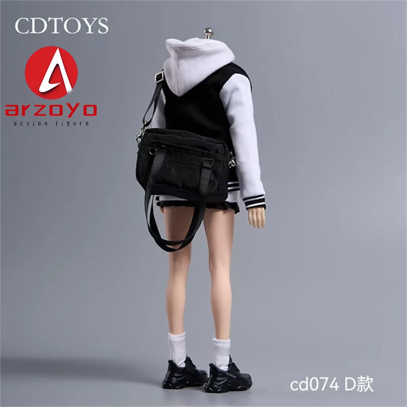 cdtoys cd074 1/6 femme Baseball sweat à capuche jupe plissée vêtements modèle adapté 12 ''soldat figurine corps poupée