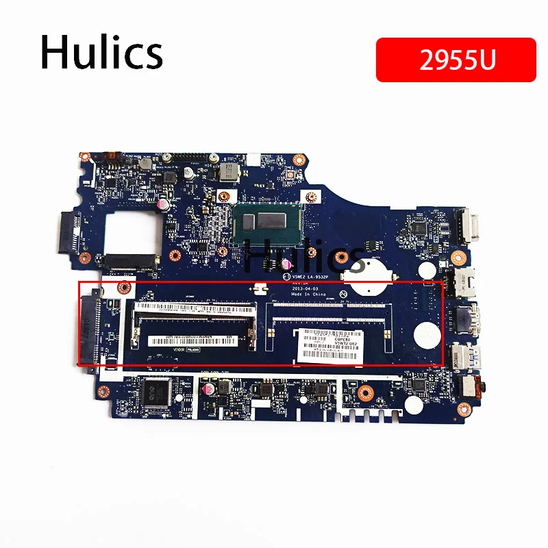 

Hulics Used V5WE2 LA-9532P Laptop Motherboard For Acer E1-572G E1-572 E1-532 E1-532G Mainboard 2955U SR1DU