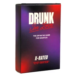 Drunk In Love X-Rated Even Hotter Drinking Game For Couples 50 Cards Fun Date Night