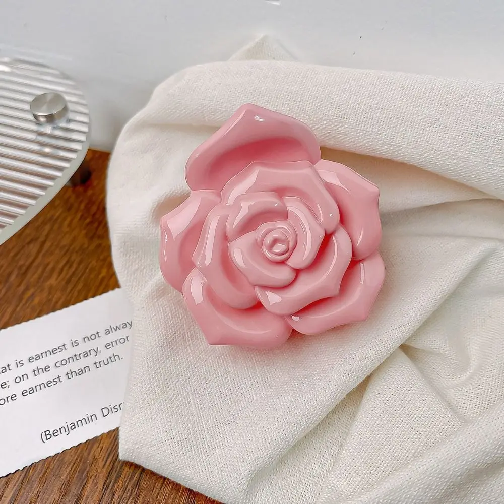 

Transparent Retro Rose Hair Claw Fashion Design Korean Style Flower Hair Clip Shark Clamp Ponytail Hairpin Acrylic Hair Claw