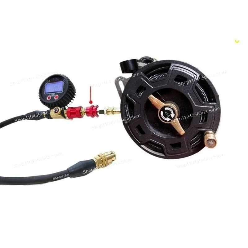 Automatic Retracting Air Hose Reel 7M Off Road Pump Tube Storage for 4WD/ATV Tires