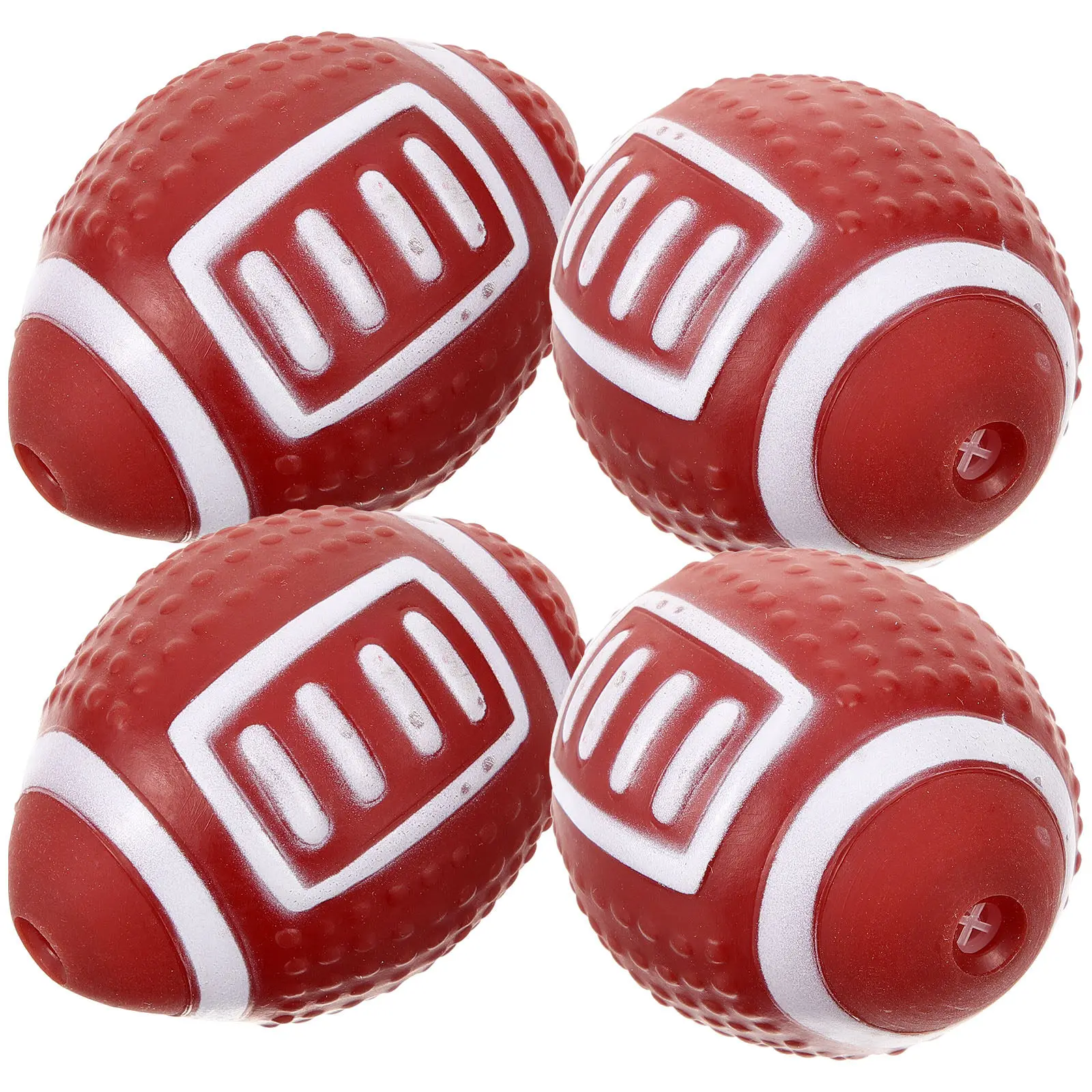 Rugby Training Ball - 4Pcs Rugby Dog Biting Chew Ball