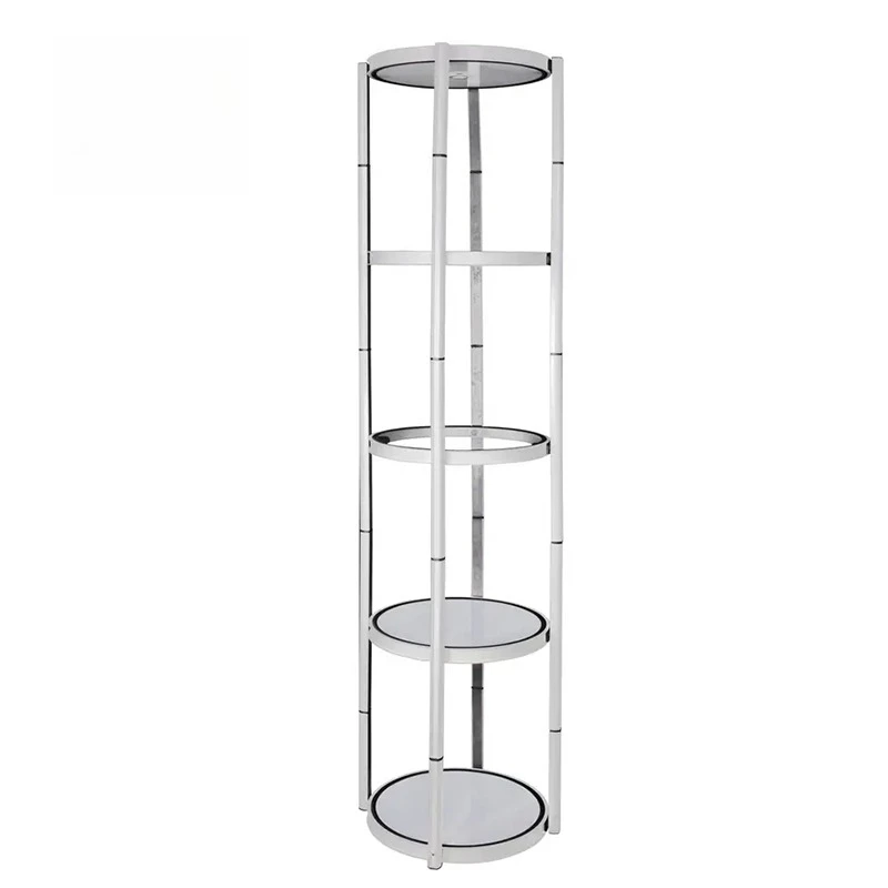Promotional Acrylic Rotary Counter Retail Store Modern Showcase