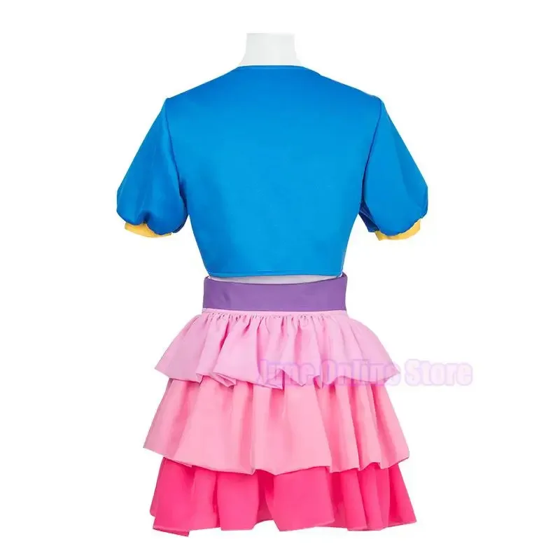 A Bear House Anime mis niñas mujeres pequeño Pony Pinkie Pie disfraz de Cosplay humano mujer Rosa Halloween Carnp1p2t 2025 nuevo