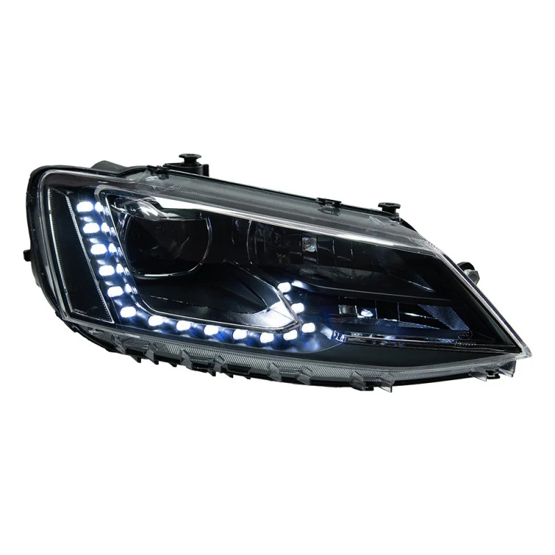 

￼ Suitable for 12-18 Volkswagen Sagitar Headlight Assembly Modified High-End North American Version LED Daytime Run