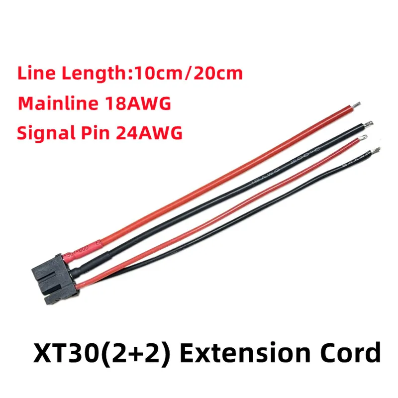 New Amass XT30(2+2)-F Female Head For Xiaomi Servo Motor CyberGear Micro Motor Connection Cable