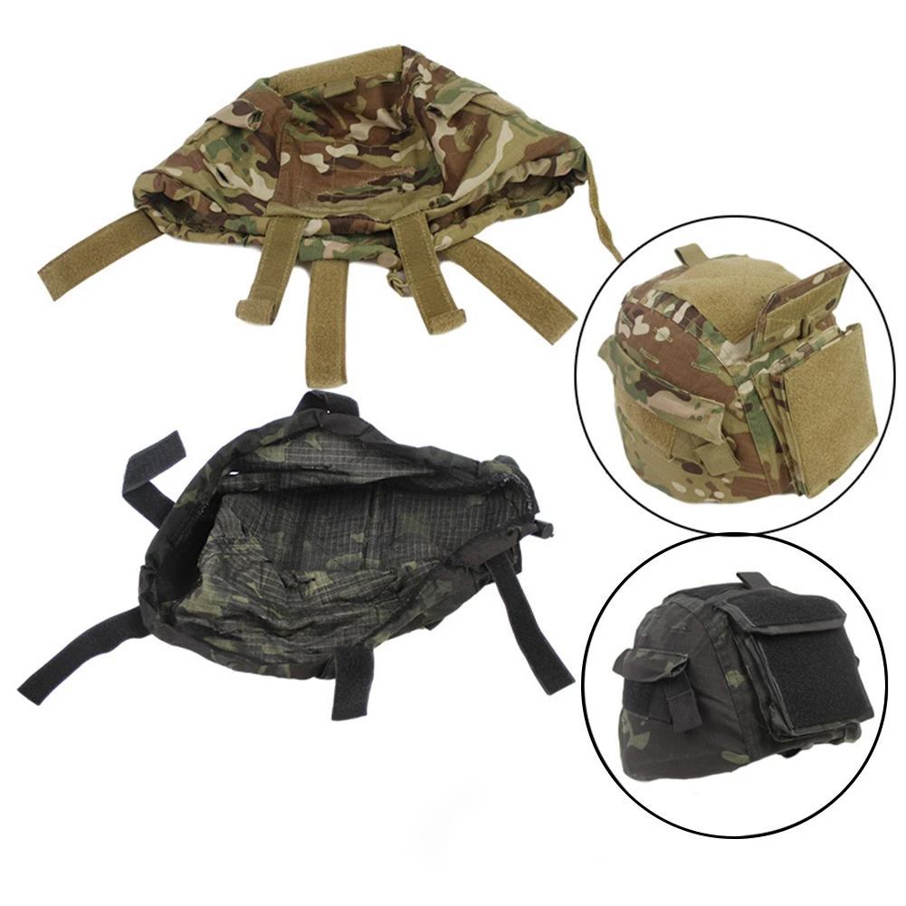 Tactical Helmet Cover Hunting Paintball Scratch-resistant Helmet Ghillie Suits Splash-proof Helmet Accessories for MICH 2000