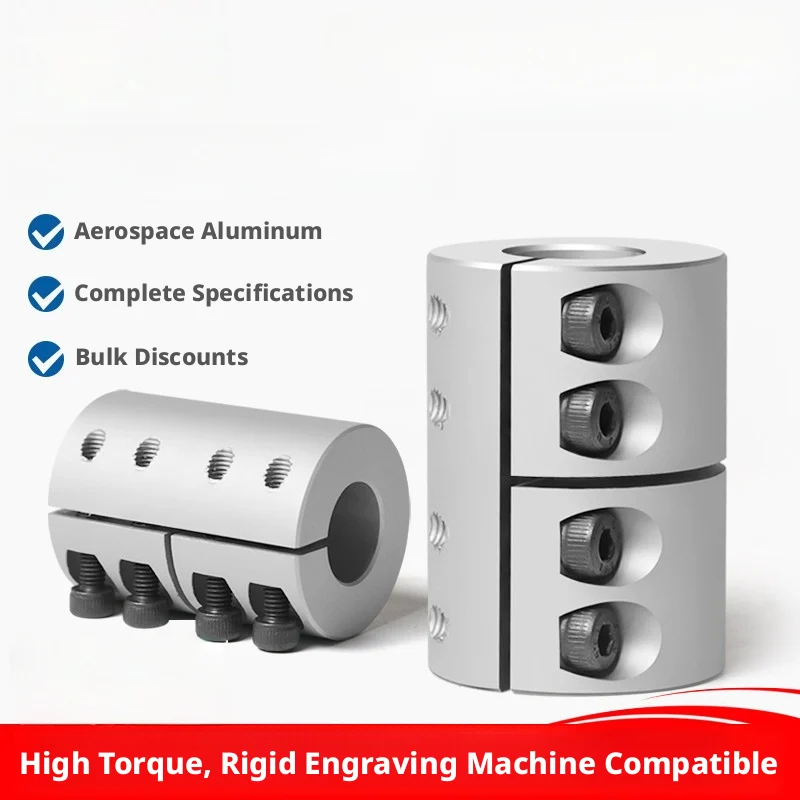 High-Torque Flexible Coupler for CNC & Robotics, WQ-C19L to WQ-C94L, 1-330Nm, 10000 RPM, No Lubrication Required