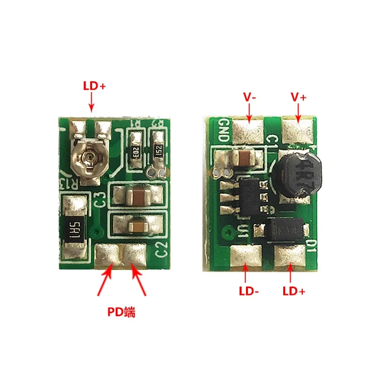 405-520nm Violet Blue Green Laser Diode Driver/ Circuit Board Power Supply 2.7-5V