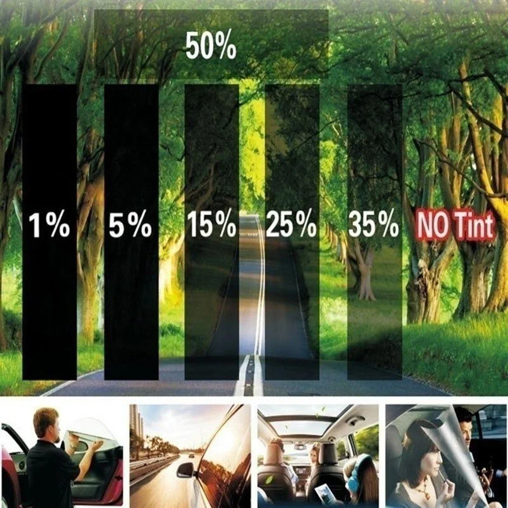 300CMx50CM 15% VLT Window Tint Film Glass Sticker Sun Shade Film For Car UV Protector Foils Sticker Film