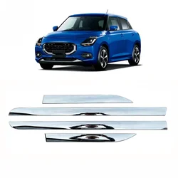 For Suzuki SWIFT ZC/ZD series 2024+  ABS chrome Side Door Body Molding Line Cover Trim Decoration Exterior Car accessories