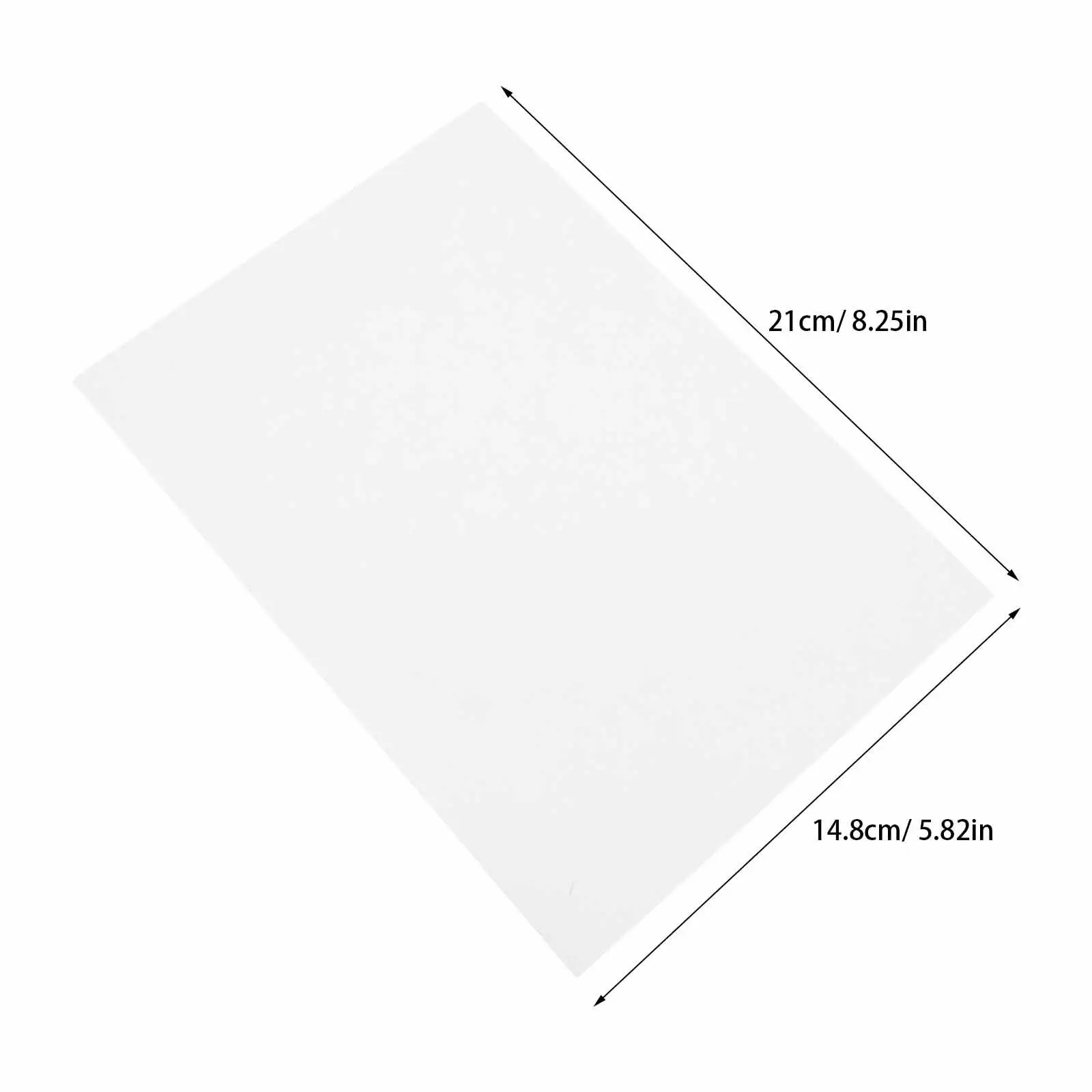 200Sheets Loose Leaf Paper Pad A5 Size Sticker Binder Refillable Album Sheets Reusable Release Paper for Sticker Collection