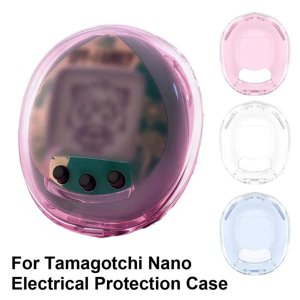 

Transparent Protective Case for Tamagotchi Nano, Hard Shell, Anti-Scratch, Full Coverage, Clear Cover, Crystal PC