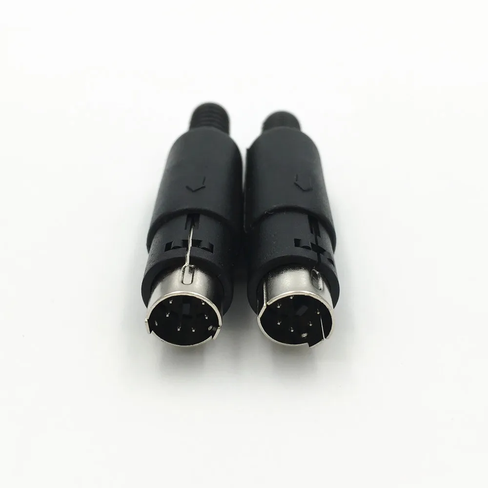 المكونات الذكور مع مقبض بلاستيكي ، محول دين صغير ، كابلات لحام ، Connector بها بنفسك موصل ، 3 دبوس ، 4 دبوس ، 5 دبوس ، 6 دبوس ، 7 دبوس ، 8 دبوس ، 9 دبوس ، 1 قطعة #4