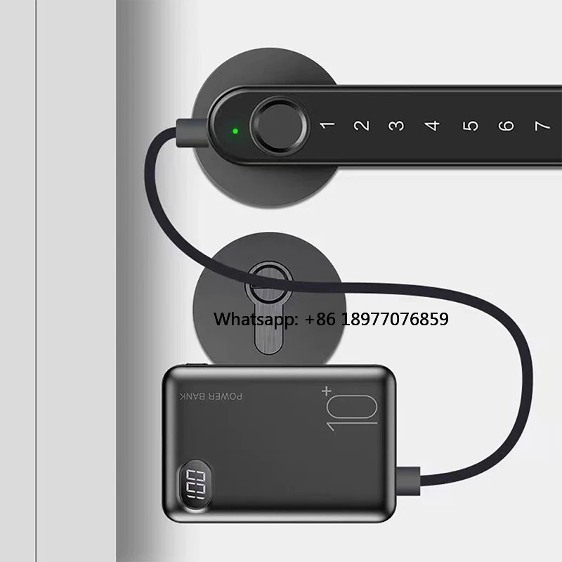 2026 Usb Emergency Charging Interface Smart Lock With Fingerprint Sensor Password Fingerprint Door Lock