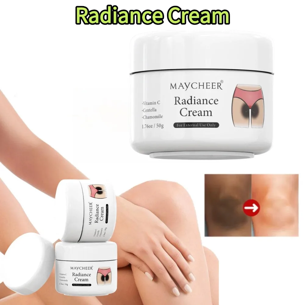 50g Radiance Cream MAYCHEER Body Brightening Lotion Body Cream for Underarm Knee Intimate Area Nourishing Face Care Cosmetics
