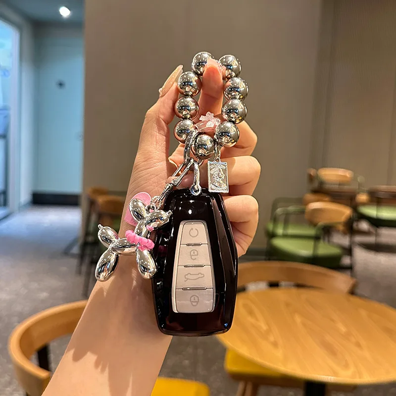 

Чехол для автомобильного ключа из ТПУ, чехол для дистанционного управления, держатель-цепочка, брелок для Geely Coolray Binray Preface Okavango Monjaro Emgrand Altas 3X Pro