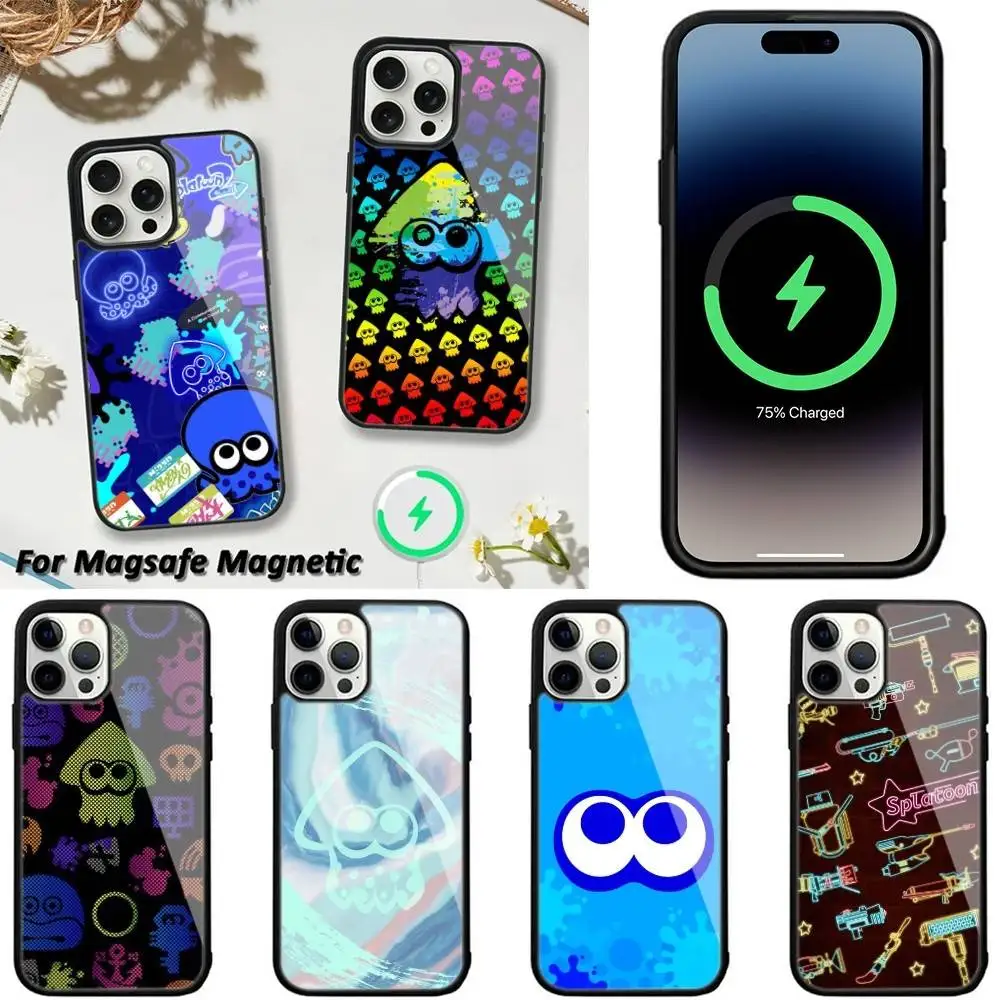 

Game S-Splatoon Phone Case For iPhone 16,15,14,13,12,11,Plus,Pro,Max,Mini Magsafe Magnetic Wireless Charging