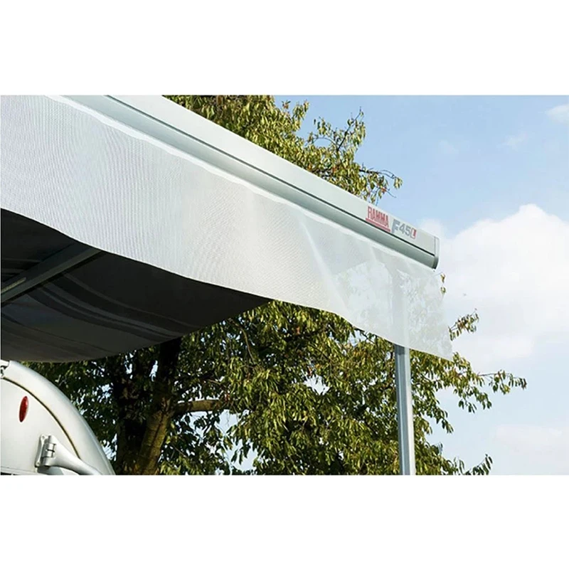 RV Awning Sun Shade Screen View Valance Campervan Awning Front Sunshade Net With 6mm Keder For Motorhome Caravan