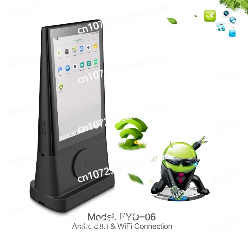 Meistverkaufte superschlanke elektronische Digital Signage Display Tisch Menü Power Bank Restaurant Ladestation Dock