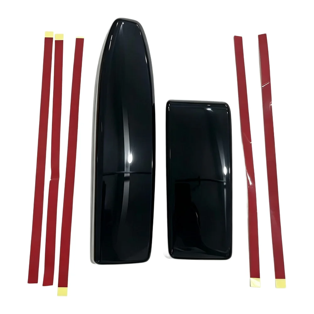 Piano Black Armrest Lid Cover For Mercedes For Benz GLK X204 08-15 For C-Class W204 07-14 Carbon Fiber Style Interior Decoration