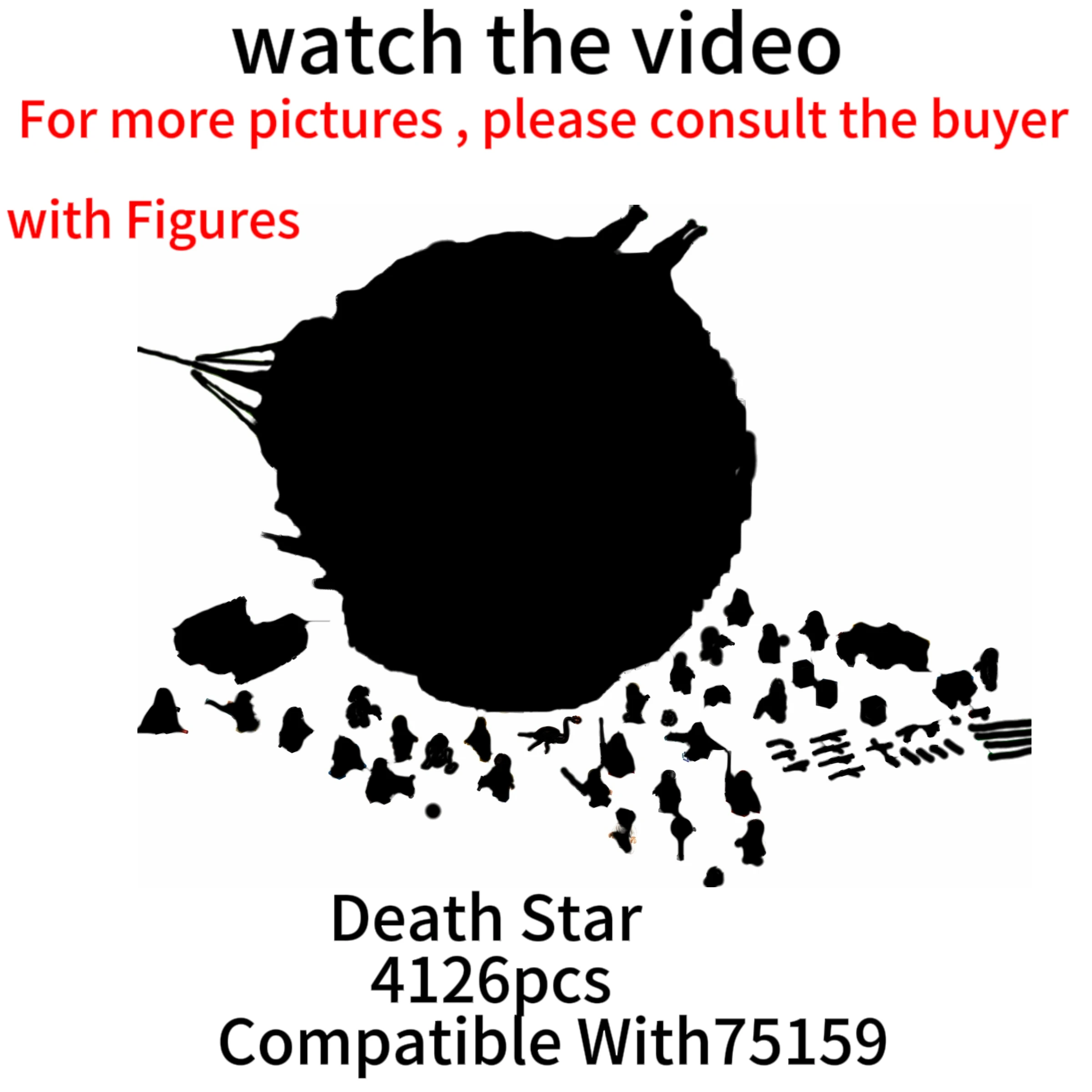 

Compatible 75159 DS-1 Platform Ultimate Death Star Building Blocks Bricks Battle Station Birthday Christmas Toys Gift